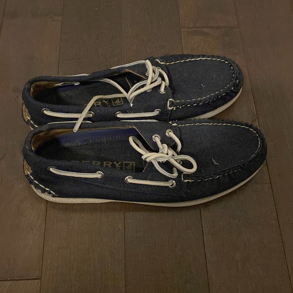 Sperry Men's Navy Boat Shoes - Picture 3 of 4